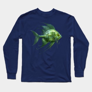 Steampunk Geen Fish Long Sleeve T-Shirt